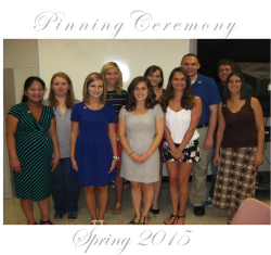 MLS Pinning Ceremony (Spring 2015)